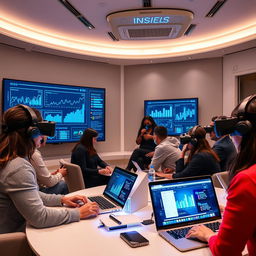 A modern and sleek training session focused on remote technology, featuring a diverse group of people engaged in interactive learning