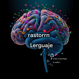 Una portada visualmente impactante que explora los temas del trastorno de lenguaje y la neuropsicología