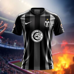 A stylish and modern soccer jersey for the Corinthians football team