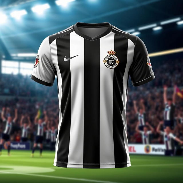 A stylish and modern soccer jersey for the Corinthians football team