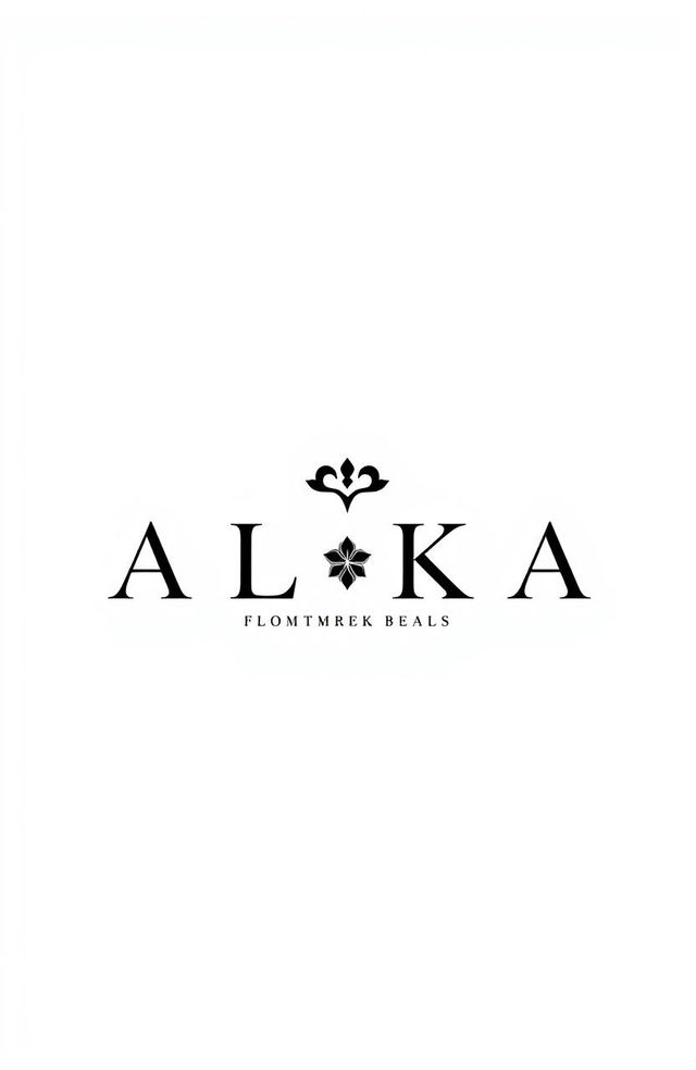 An elegant logo featuring the name 'ALKA', combining a sleek and modern typography with a touch of sophistication