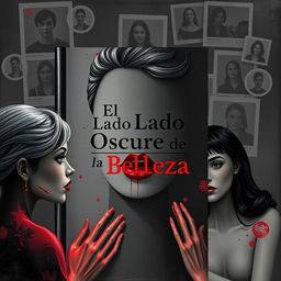 Una impactante portada de libro que ilustra el lado oscuro de la industria de la belleza en el siglo 21