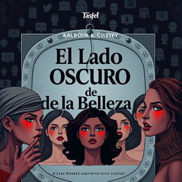 Una impactante portada de libro que ilustra el lado oscuro de la industria de la belleza en el siglo 21