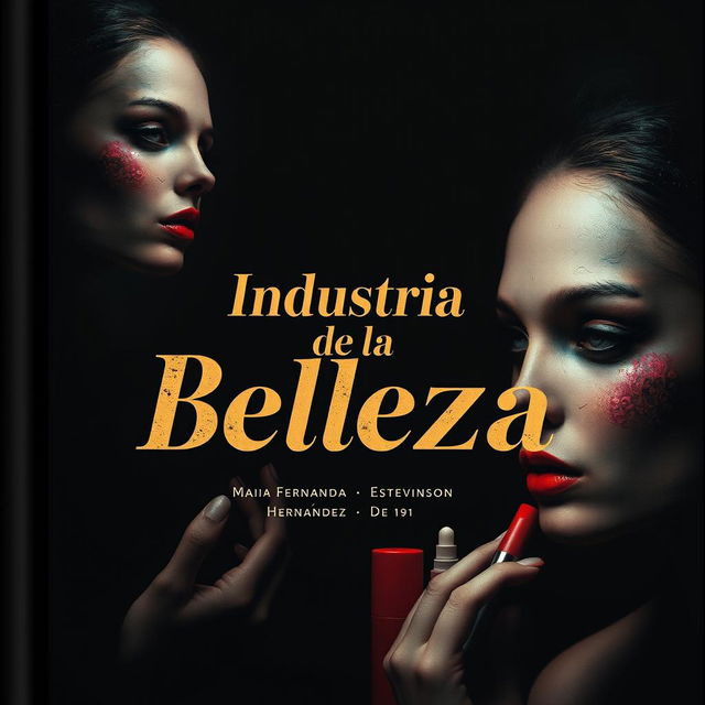 Una impactante portada de libro que retrata el lado oscuro de la industria de la belleza en el siglo 21