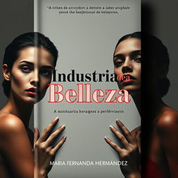 Una impactante portada de libro que retrata el lado oscuro de la industria de la belleza en el siglo 21