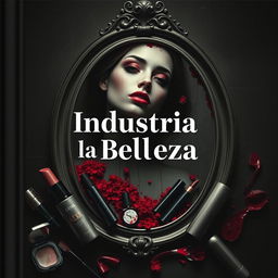 Una evocadora portada de libro que explora el lado oscuro de la industria de la belleza en el siglo 21