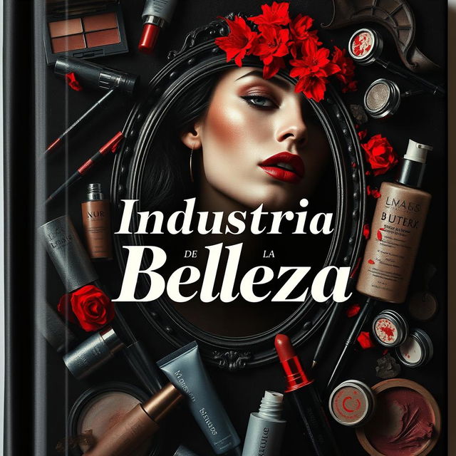 Una evocadora portada de libro que explora el lado oscuro de la industria de la belleza en el siglo 21