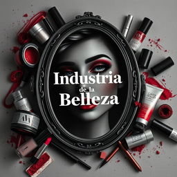 Una evocadora portada de libro que explora el lado oscuro de la industria de la belleza en el siglo 21