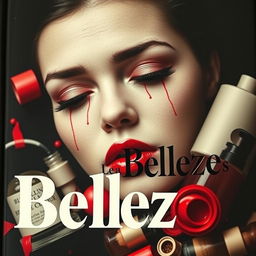 Una conmovedora portada de libro que refleja el lado oscuro de la industria de la belleza en el siglo 21