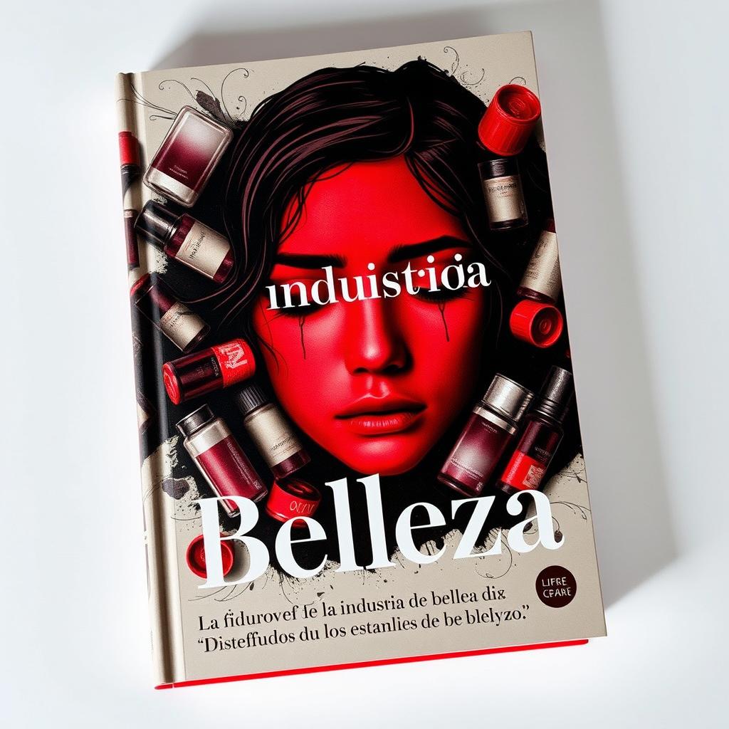 Una conmovedora portada de libro que refleja el lado oscuro de la industria de la belleza en el siglo 21