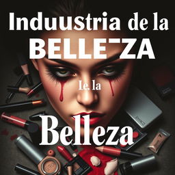 Una impactante portada de libro que ilustra el lado oscuro de la industria de la belleza en el siglo 21