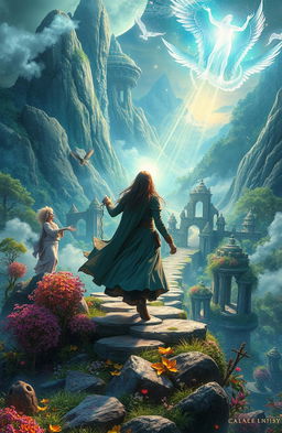 A mystical journey exploring otherworldly powers, incorporating elements of fantasy, reincarnation, and mythology