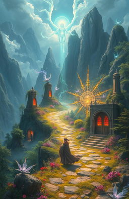 A mystical journey exploring otherworldly powers, incorporating elements of fantasy, reincarnation, and mythology