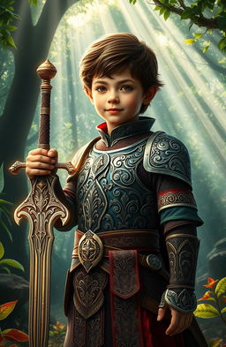 A striking image depicting the youngest member of an ancient lineage known as 'Brave Bloodlines'