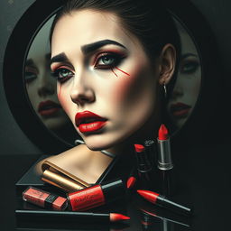 Una impactante portada de libro que ilustra el lado oscuro de la industria de la belleza en el siglo 21