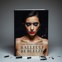 Una poderosa portada de libro que representa el lado oscuro de la industria de la belleza en el siglo 21