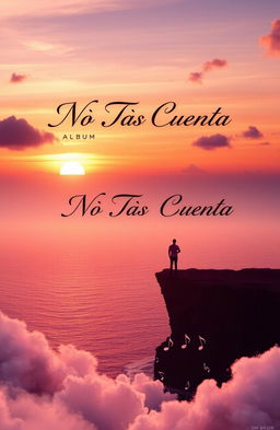 A visually striking album cover for a song titled 'No Te Das Cuenta'