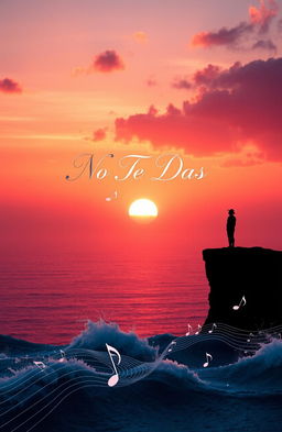 A visually striking album cover for a song titled 'No Te Das Cuenta'