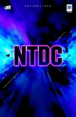Design a striking album cover for a song titled 'NTDC'