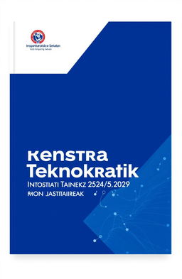 A professional and modern cover design for a document titled 'Renstra Teknokratik Inspektorat Kota Tangerang Selatan Tahun 2025 - 2029'