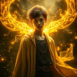 A mystical young man who embodies the essence of a wizard