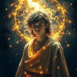 A mystical young man who embodies the essence of a wizard