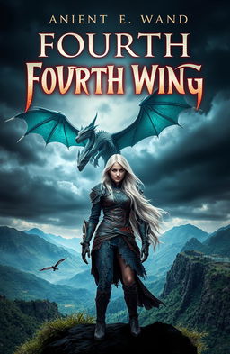 Create a book cover for a novel titled 'Fourth Wing'