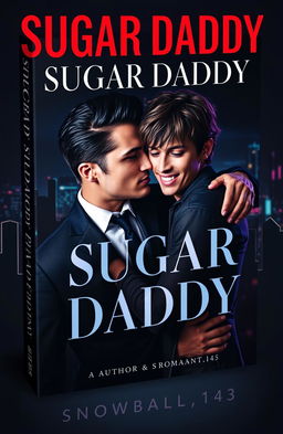 A captivating book cover design for 'SUGAR DADDY' by Snowball_143, showcasing a thrilling and romantic mafia story