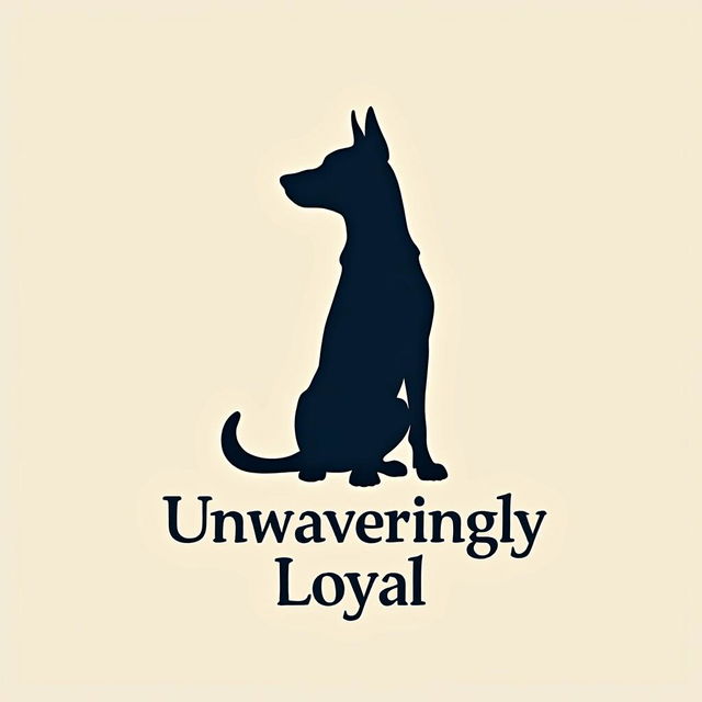 A beautiful, minimalist poster titled 'Unwaveringly Loyal'