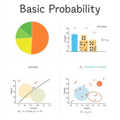 Educational Illustration of Basic Probability Concepts