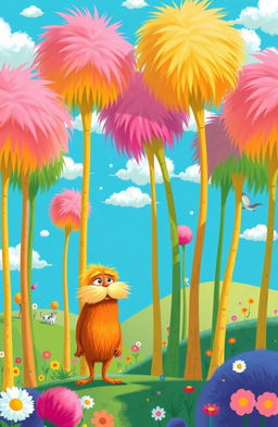 A whimsical and colorful illustration inspired by Dr