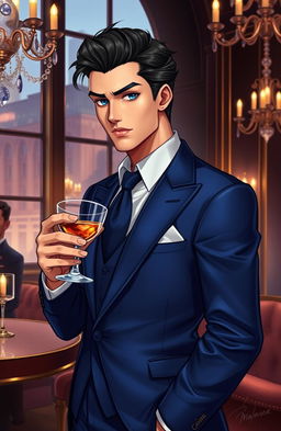 A stunning depiction of a character named Mr