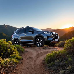 An impressive off-road capable SUV, the Haval H9 is pictured in a rugged outdoor environment