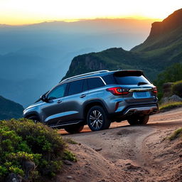 An impressive off-road capable SUV, the Haval H9 is pictured in a rugged outdoor environment