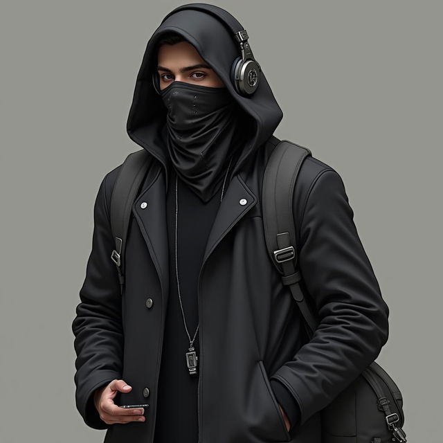 A Watch_dogs-like character named Faiz, depicted in a stylish urban setting