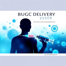 A stunning cover page design for a novel drug delivery system