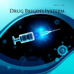 A stunning cover page design for a novel drug delivery system