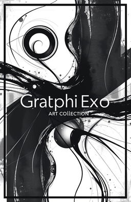 A square album cover for an art collection titled 'Graphic Expo', showcasing abstract graphic elements