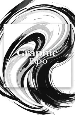 A square album cover for an art collection titled 'Graphic Expo', showcasing abstract graphic elements