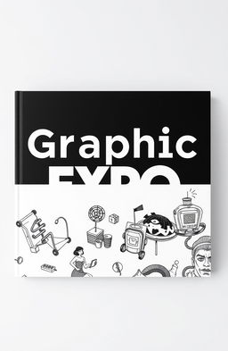 A square black-and-white album cover titled 'Graphic Expo'
