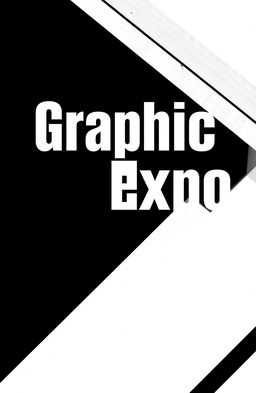 A square black and white cover design for an album titled 'Graphic Expo'