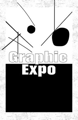 A square black and white cover design for an album titled 'Graphic Expo'