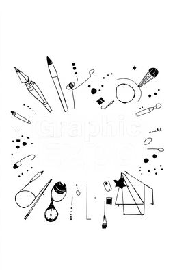 A square black and white album cover titled 'Graphic Expo'