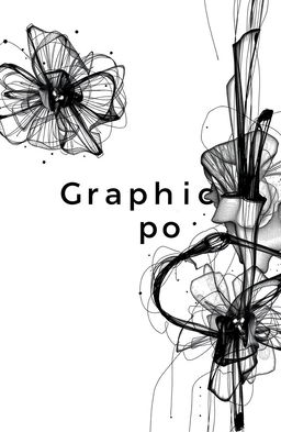 A square black and white cover for an art album titled 'Graphic Expo'