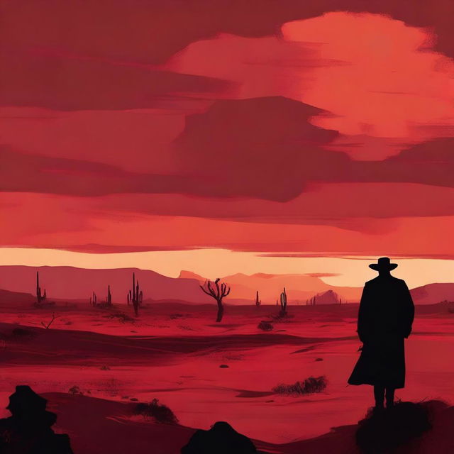 A high-quality digital art wallpaper capturing the essence of the novel 'Blood Meridian'