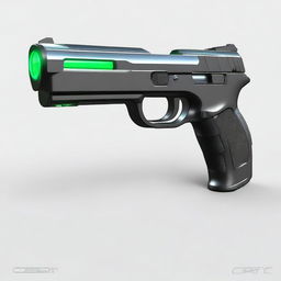 The 67x, a concept for a futuristic pistol weapon