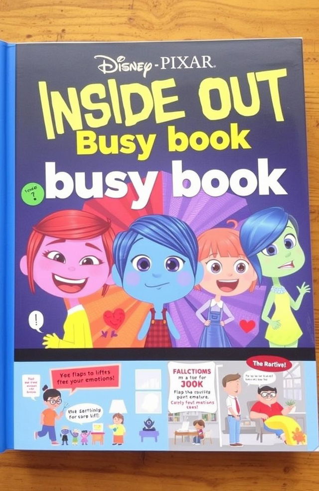 A creative and engaging busybook themed around Disney-Pixar's Inside Out