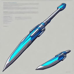 The Long Cerulean, a concept for a futuristic weapon