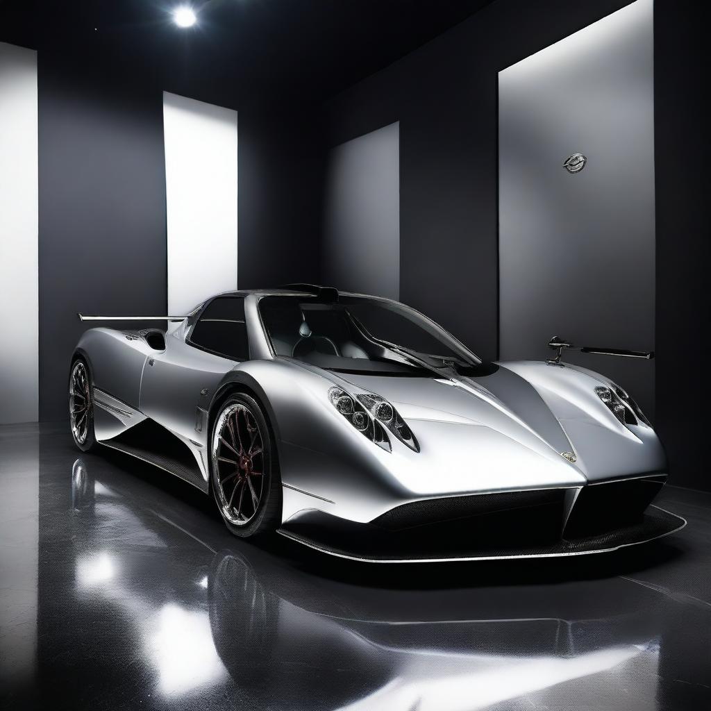 The Pagani Zonda concept car, a marvel of automotive design