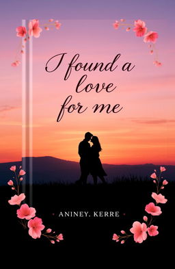 A beautifully designed book cover inspired by the lyric "I found a love for me"